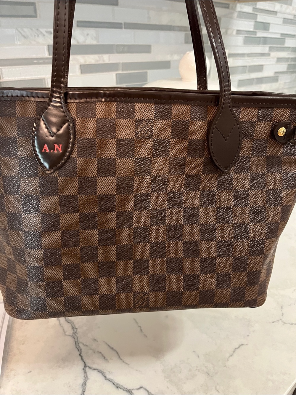 Louis Vuitton Neverfull PM Tote with Red Interior Trim - Picture 8 of 15